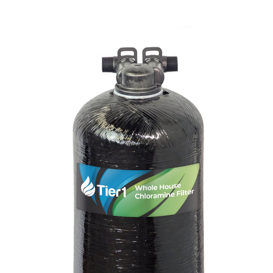 Tier1 Salt-Free Conditioner Bundle with Chloramine Filtration - 600,000 Gallon Chloramine Filtration