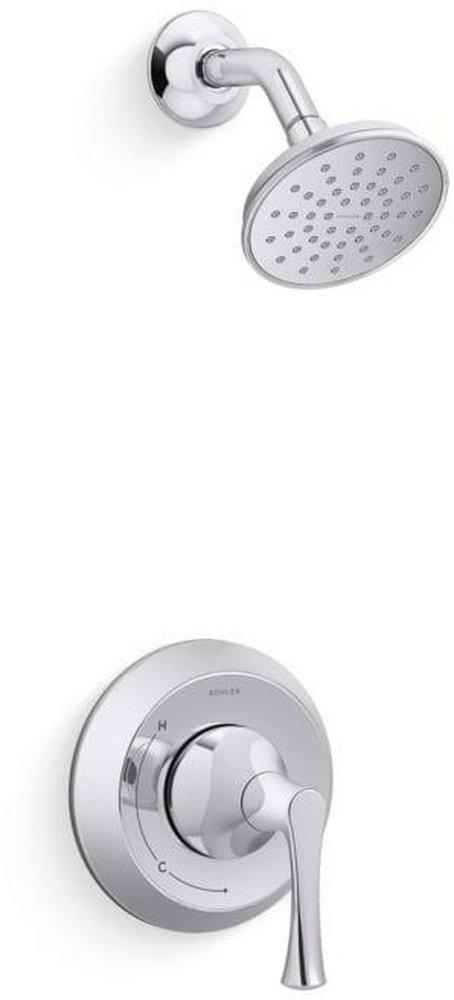 KOHLER Buckley™ Single Handle Diverter Shower Trim Kit in Polished Chrome