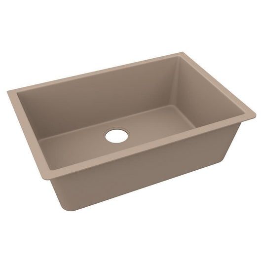 Elkay Quartz Luxe® 33 in. Undermount Quartz Single Bowl Kitchen Sink in Sand