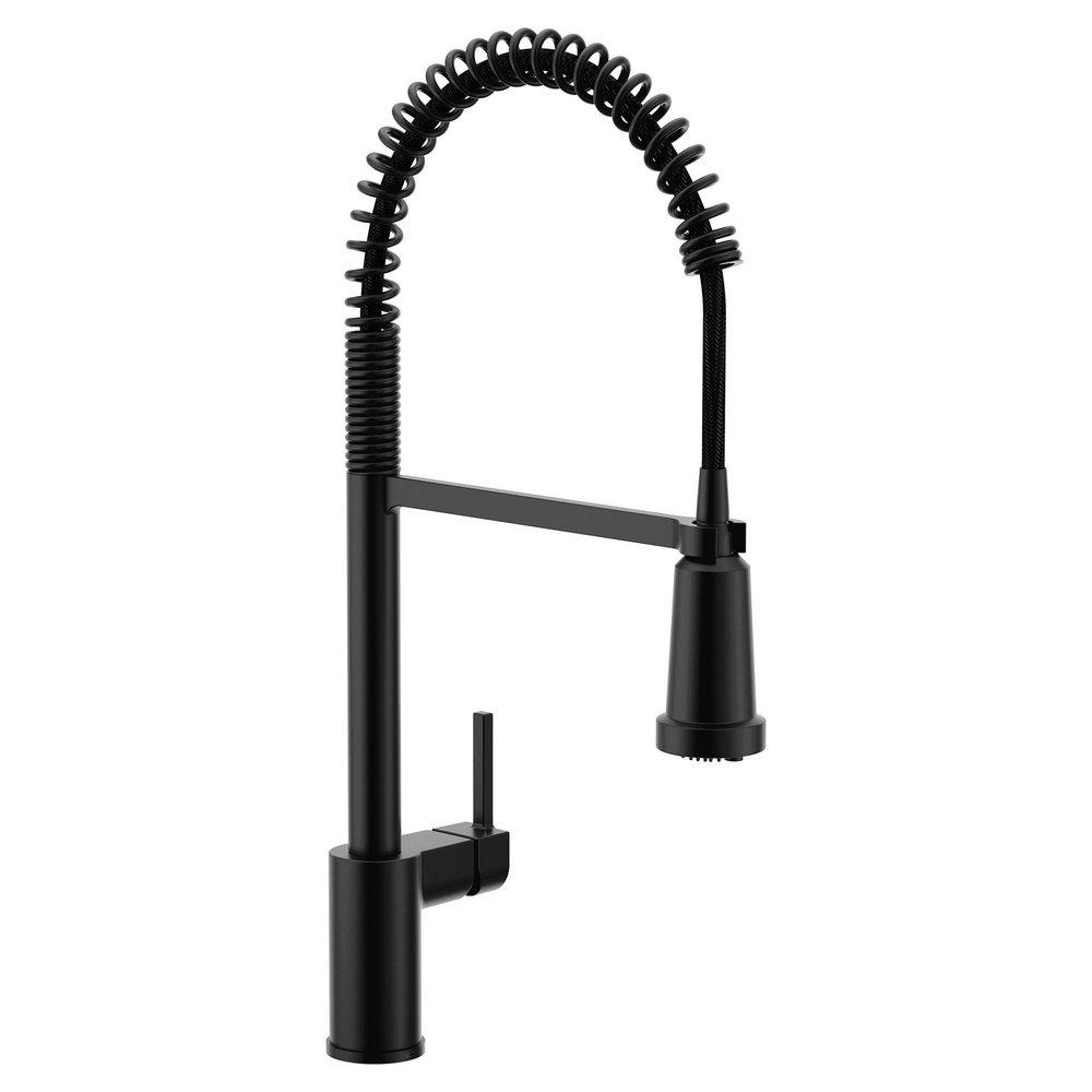 Moen Align Single Handle Pull Down Kitchen Faucet in Matte Black