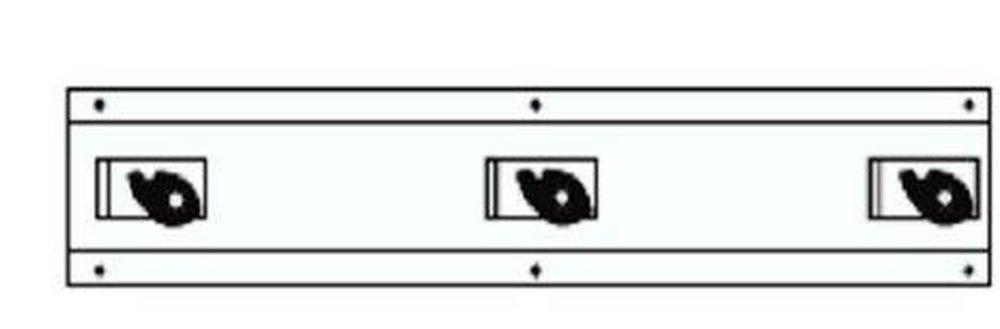 Mop Hanger with 3-Clamp for Florestone Mop Sinks