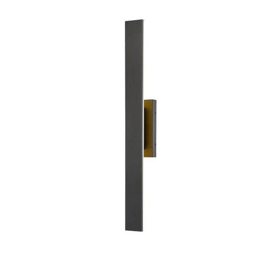 Z-Lite Stylet 5006 Series 36W 1-Light Outdoor Wall Sconce in Black