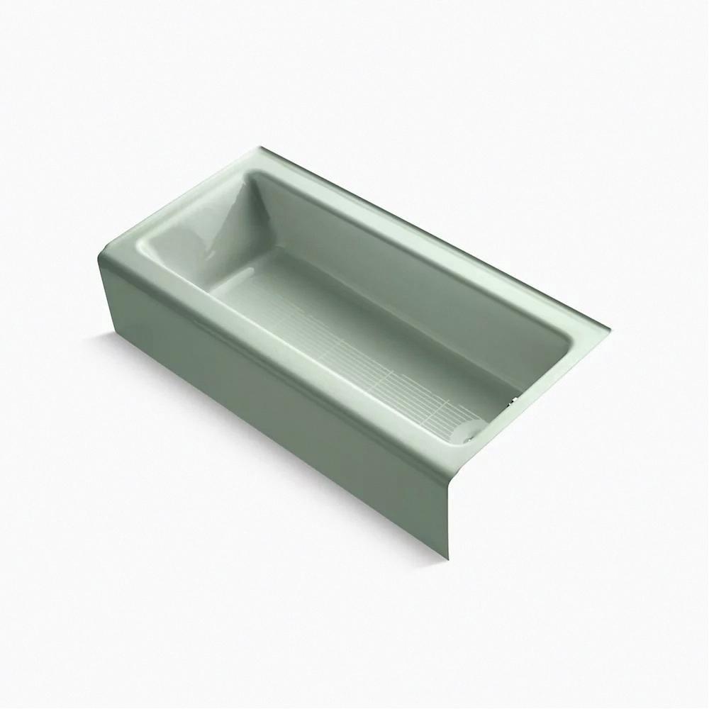 KOHLER Bellwether® 60 x 30-1/4 in. Alcove Bathtub with Right Drain in Aspen Green
