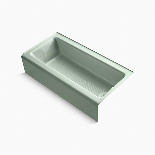 KOHLER Bellwether® 60 x 30-1/4 in. Alcove Bathtub with Right Drain in Aspen Green