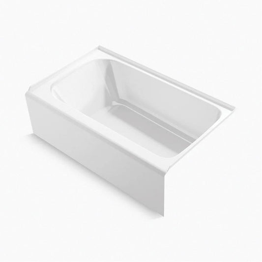 KOHLER Avec™ 60 x 36 in. Soaker Alcove Bathtub with Right Drain in White