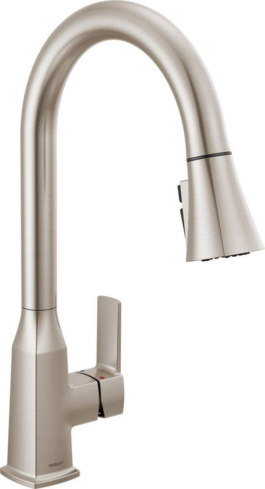 Peerless® Ezra Single Handle Pull Down Kitchen Faucet in Stainless