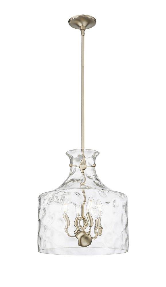 Millennium Lighting Santorini 4-Light Pendant Light in Modern Gold