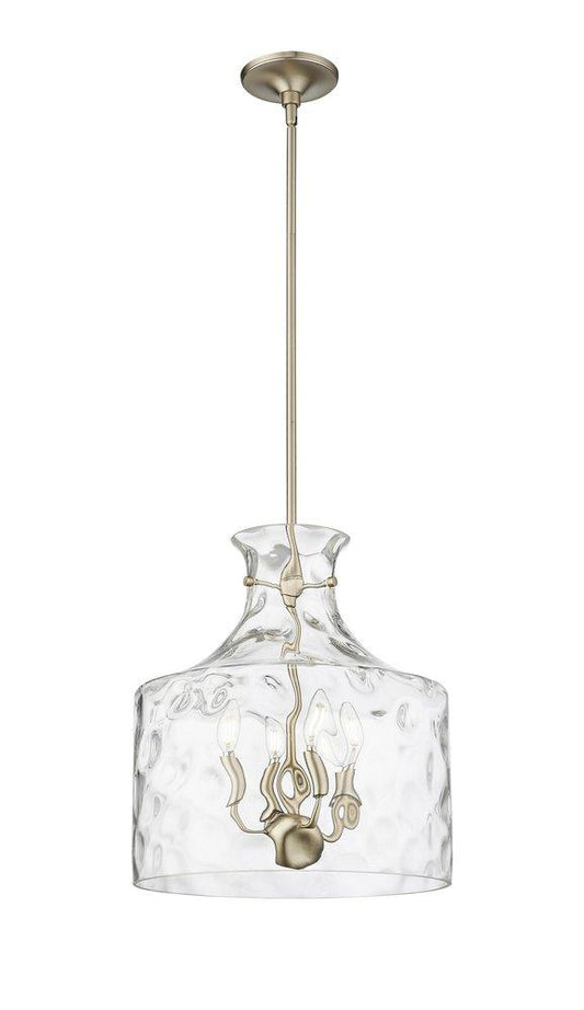 Millennium Lighting Santorini 4-Light Pendant Light in Modern Gold