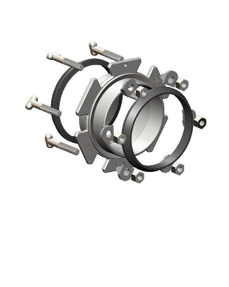 12 in. Ductile Iron Mechanical Joint Coupler with Accessory Kit