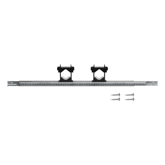 Adjustable Pipe Support Bracket with 14-12 in. Extension - 2 Glide Clamps (Screws Included)