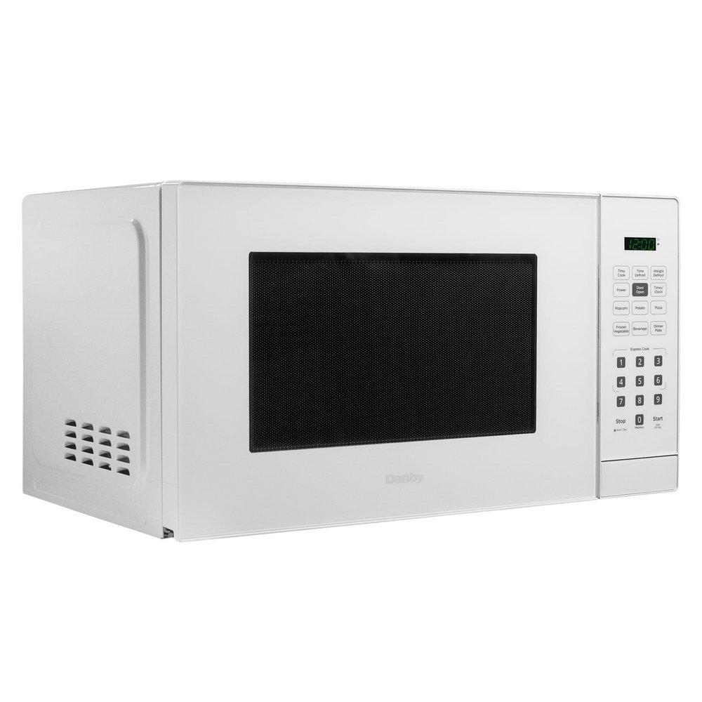 1.1 cu. ft. 900 W Countertop Microwave in White