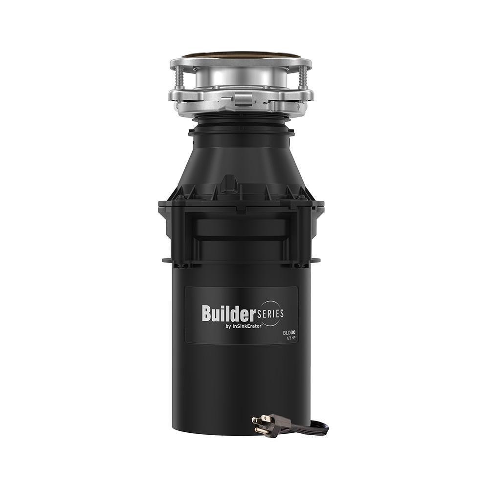 InSinkErator® Builder Series Builder Series 1/3 hp Garbage Disposal with Power Cord