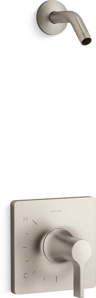 Single Handle Shower Faucet in Vibrant® Brushed Nickel (Trim Only) (Showerhead Sold Separately)