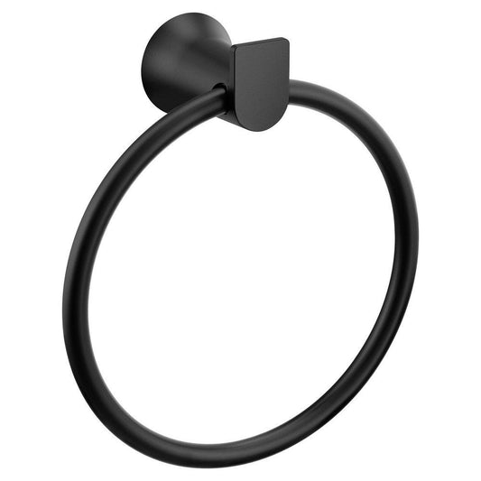Moen Genta™ Round Closed Towel Ring in Matte Black