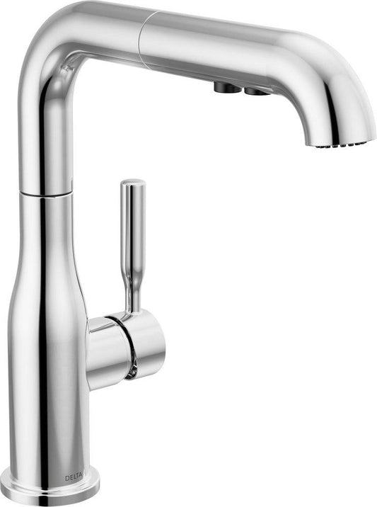 Delta Faucet Almari Single Handle Pull Out Kitchen Faucet in Chrome