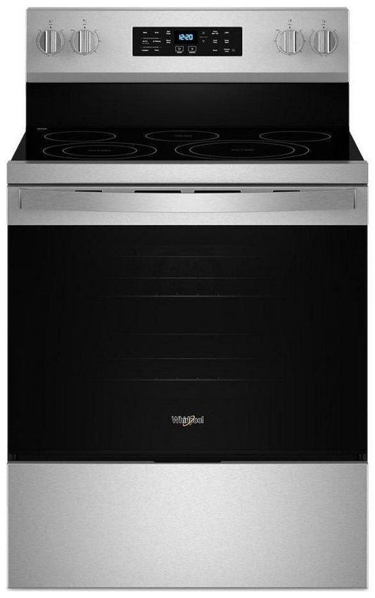 30 in. 4-Burner Electric Freeestanding Range with Air Cooking Technology in Fingerprint Resistant Stainless Steel