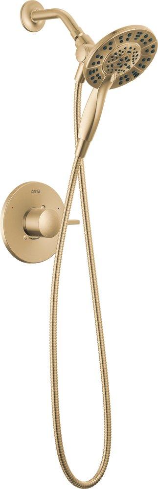 Single Handle Multi Function Shower Faucet in Champagne Bronze (Trim Only)