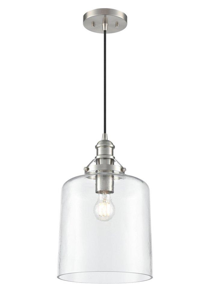 Millennium Lighting Khrisa 10 in. 1-Light Pendant Light in Brushed Nickel