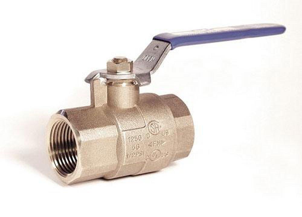 Milwaukee Valve BA-475B 2 in. Forged Brass Full Port Threaded 600# Ball Valve