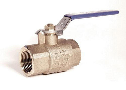 Milwaukee Valve BA-475B 2 in. Forged Brass Full Port Threaded 600# Ball Valve