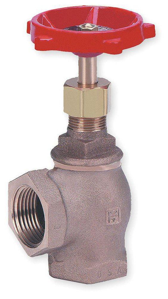 1 in. Bronze Threaded Bonnet Angle Supply Stop Valve