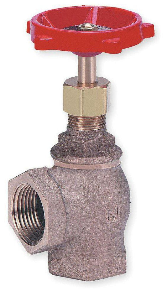1 in. Bronze Threaded Bonnet Angle Supply Stop Valve