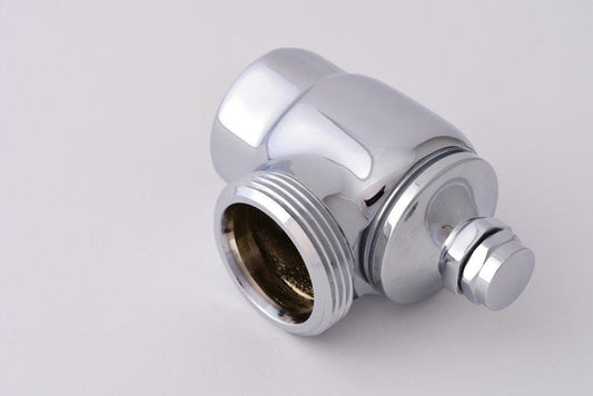 1 in. NPT Angle Supply Stop Valve in Polished Chrome