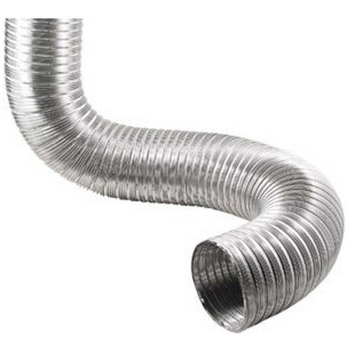 6 in. x 10 ft. Silver Uninsulated Flexible Air Duct