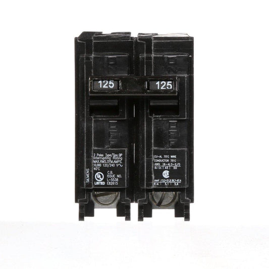 240V 125A 1-Pole Plug-In Circuit Breaker