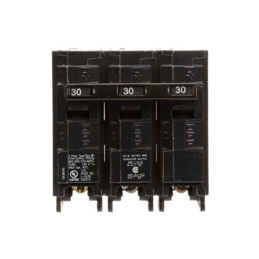 240V 30A 3-Pole Plug-In Circuit Breaker