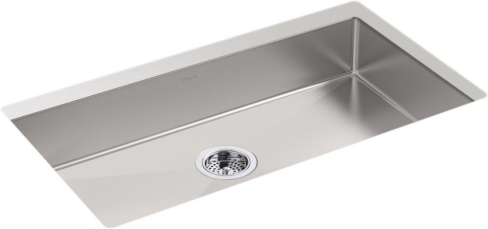 KOHLER Strive® 32 in. Undermount Stainless Steel Single Bowl Kitchen Sink