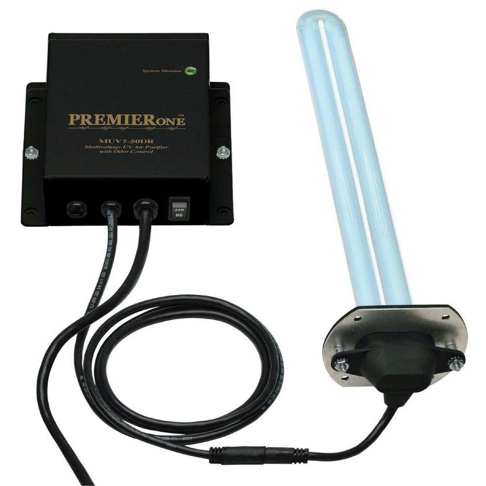 2-Year 120/240V 16 in. Ultraviolet Air Cleaner with Remote UVC Lamp