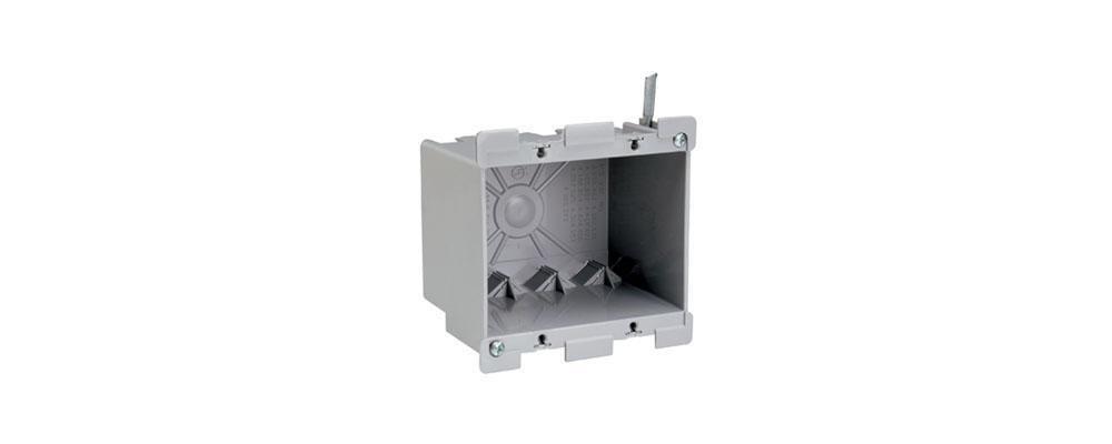 2-Gang Outlet Plastic Box
