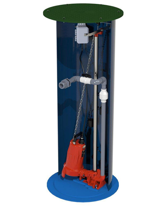 2 HP 208-230V Simplex Grinder Pump