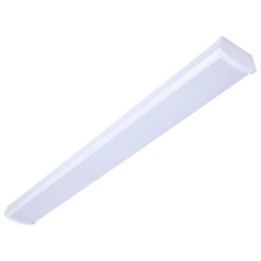 39W 1-Light 4' Ceiling Wrap Flush Mount Ceiling Fixture in White