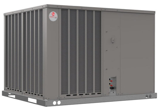 Rheem Endeavor® Line Classic Plus® Series 3 Ton - 15.2 SEER2/7.2 HSPF2 - Convertible Packaged Heat Pump - No Factory Heat - R-454B - 208-230/1
