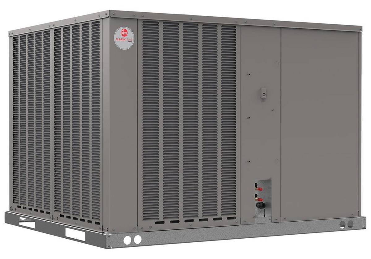Rheem Endeavor® Line Classic Plus® Series 4 Ton - 15.2 SEER2/7.2 HSPF2 - Convertible Packaged Heat Pump - No Factory Heat - R-454B - 208-230/1