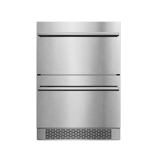 24 in. Undercounter Dual Drawer Refrigerator in Stainless Steel