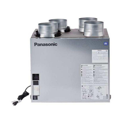 Panasonic BalancedHome Elite Plus+ 30-130 cfm Top Port Energy Recovery Ventilator
