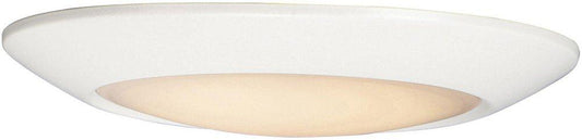 15W 7.5" LED Flush Mount Ceiling Fixture in White