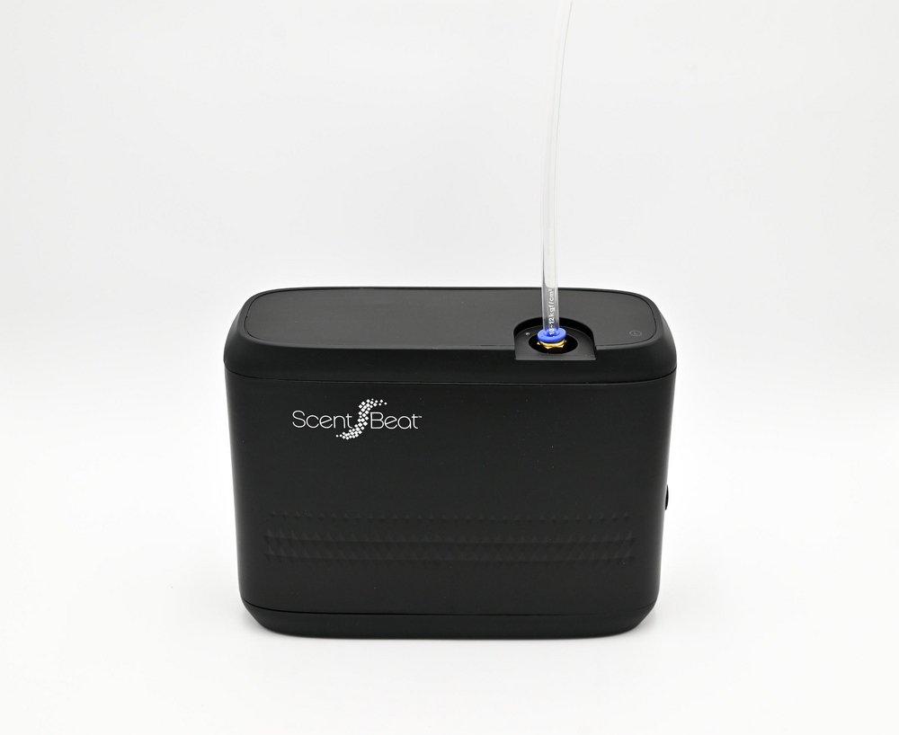 ScentBridge ScentBeat™ HVAC Bluetooth Scent Diffuser with Integrated HVAC Fan Switch in Black