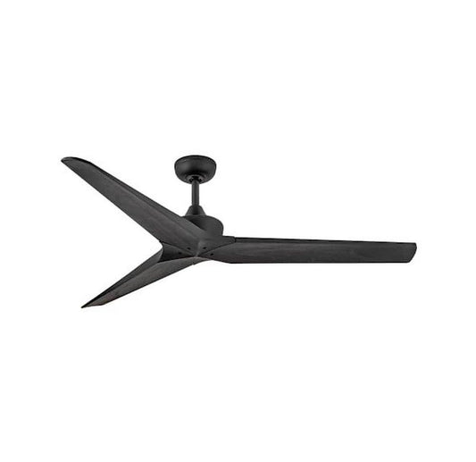 Hinkley Chisel 60in. 3-Blade Indoor Smart Ceiling Fan in Matte Black