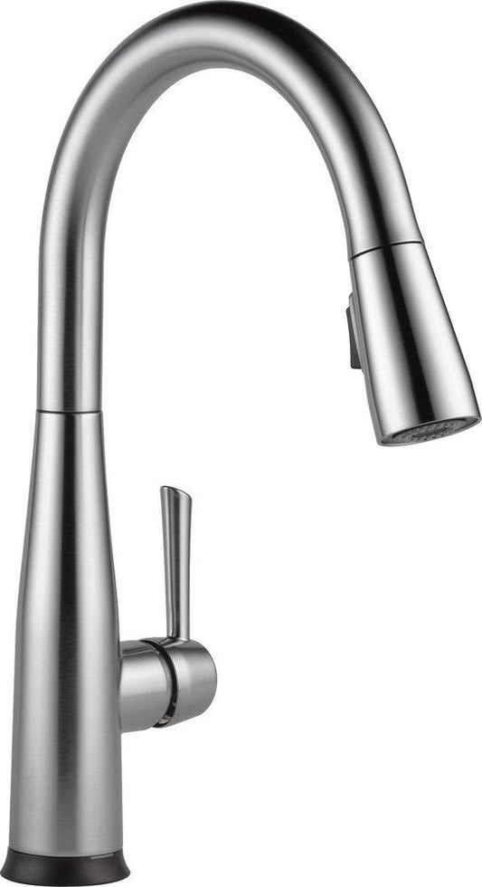 Delta Faucet Essa® Single Handle Pull Down Kitchen Faucet in Arctic Stainless