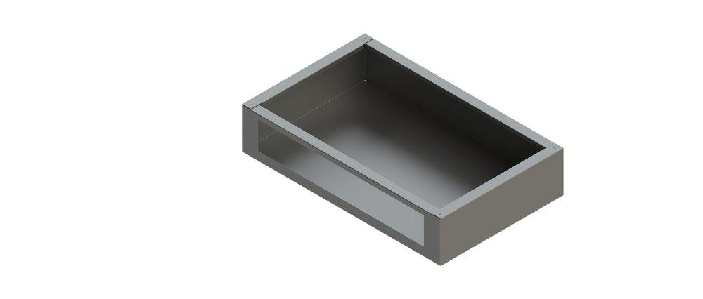 Duct-Free B-Cabinet Width Furnace Riser Base