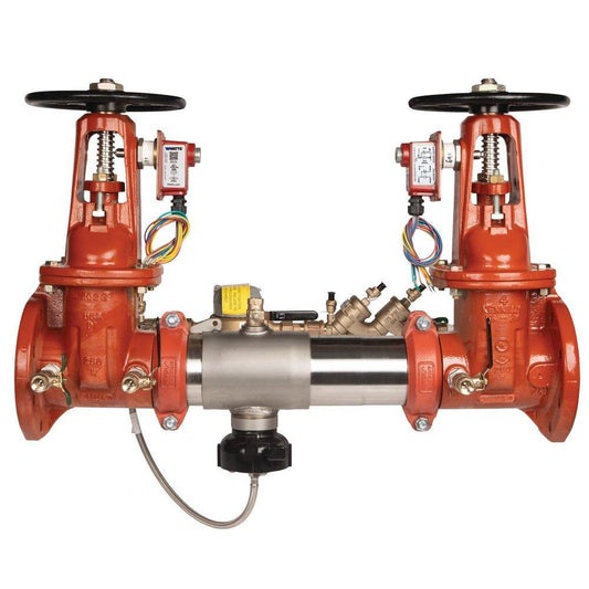 Ames Fire & Waterworks LFC500 4 in. Reduced Pressure Detector Assembly with OS&Y Gate Valves, Water Meter, Flood Sensor and Fire Tamper Switch