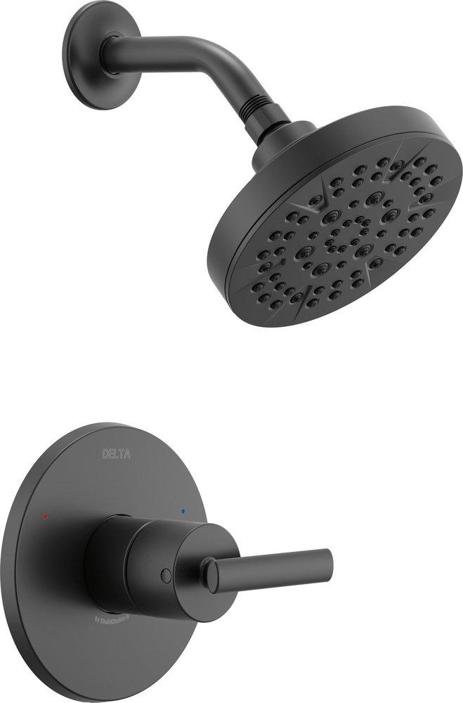 Delta Faucet Altado™ Single Handle Multi Function Shower Faucet in Matte Black (Trim Only)