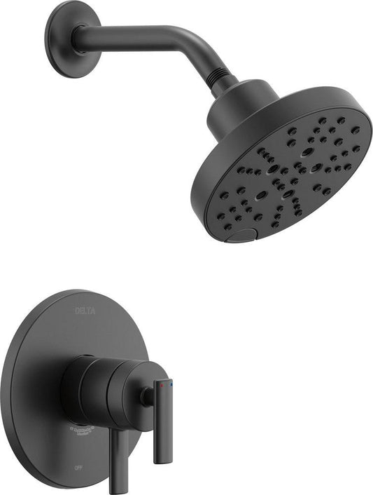 Delta Faucet Altado™ Single Handle Multi Function Shower Faucet in Matte Black (Trim Only)
