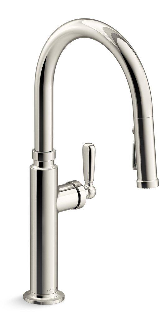 KOHLER Edalyn™ by Studio McGee Single Handle Pull Down Touchless Kitchen Faucet in Vibrant Stainless