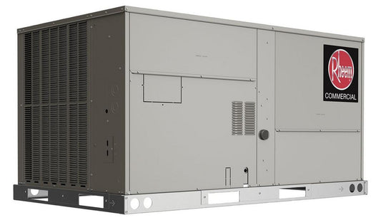 Rheem Commercial Renaissance™ 3 Ton - 13.4 SEER2 - Single-Stage Cooling - Packaged Gas/Electric System - 100k Btu/h Heat - R-454B - 208-230/1