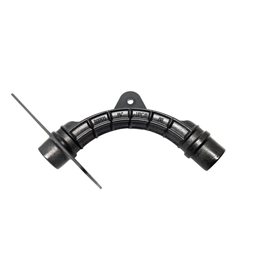 1/2 in. Plastic Pipe Bend Support with Faceplace for PEX